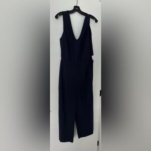 Club Monaco Navy Blue Tie Back Jumpsuit, Size 4